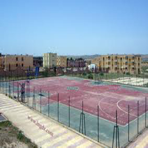 Ralisation d'un terrain de sport a Tizi-Ouzou