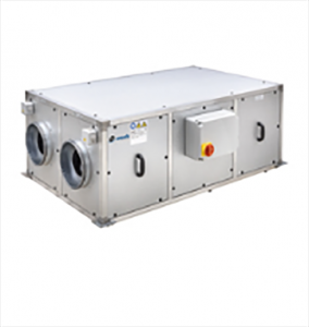 COUNTER FLOW HEAT RECOVERY UNIT WITH FILTER F7/F7, 74 EFFICIENCY