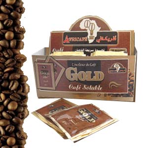 Café soluble gold sachets
