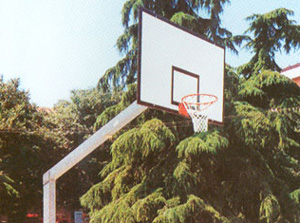 Equipement de basketball : Equipement basket monotubulaire en acier galvanis