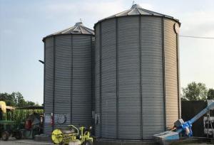 silos zincata pour le stockage des céréales