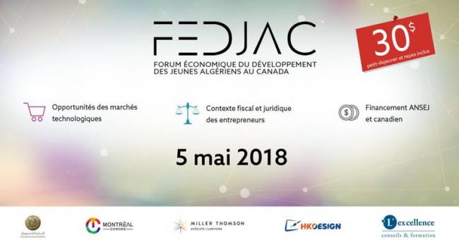 FEDJAC Forum &Eacuteconomique du D&eacuteveloppement Des Jeunes Alg&eacuteriens au Canada